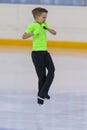 Male Figure Skater from Belarus Prohor Prusakov Performs Cubs A Boys Free Skating Program